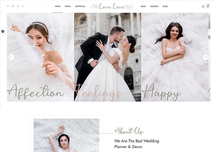 HTML5婚慶婚飾婚紗攝影服務(wù)網(wǎng)站網(wǎng)頁(yè)模板