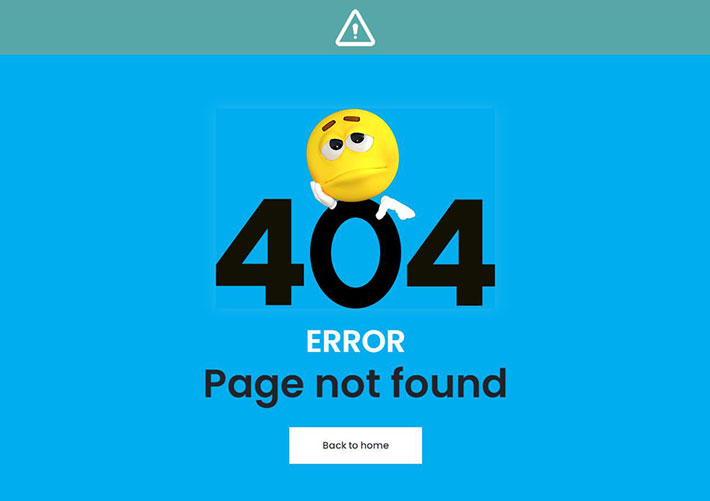 表情頭像網站404錯誤頁網頁HTML源碼模板