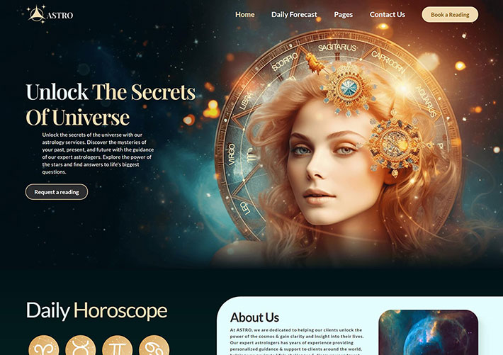 響應(yīng)式HTML5占星學(xué)服務(wù)企業(yè)網(wǎng)站網(wǎng)頁源碼模板