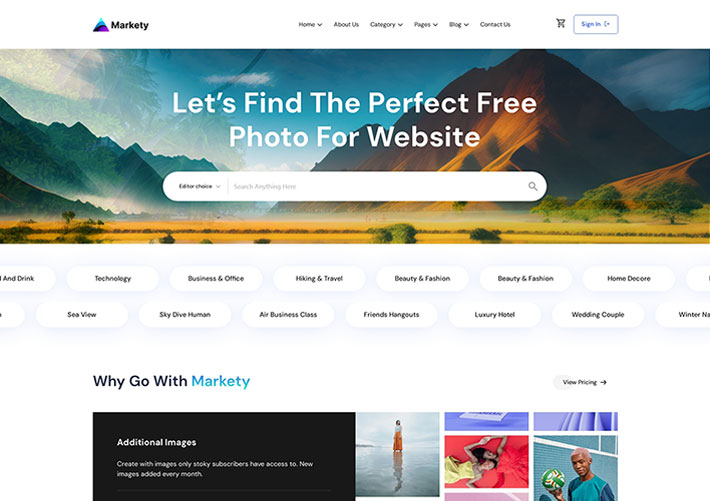 免費攝影照片分享網站HTML網頁源碼模板