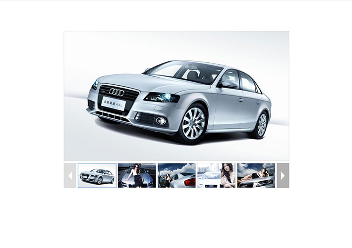 jquery圖片切換帶縮略圖片滾動切換網頁代碼素材