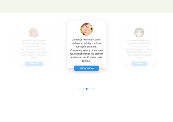 輪播div左右滑動多個卡片整體左右切換網頁代碼素材