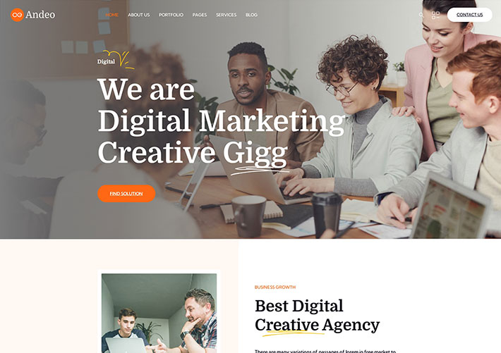 企業網站建設模板