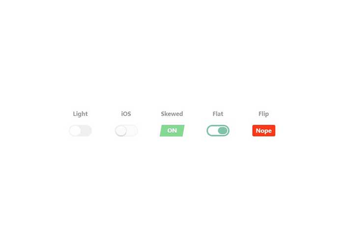 純CSS代碼美化CheckBox復(fù)選框開(kāi)關(guān)按鈕樣式代碼