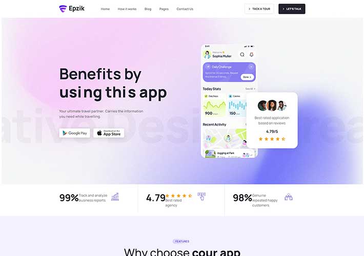 響應式軟件和IT解決網絡服務方案Bootstrap網頁HTML模板