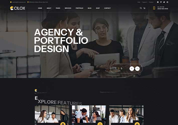 響應(yīng)式通用商業(yè)服務(wù)企業(yè)網(wǎng)站HTML5網(wǎng)頁前端設(shè)計(jì)模板